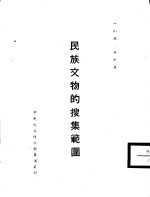 中央民族博物馆筹备处对于国内各<em>兄弟</em>民族文物的搜集范围