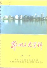 鄂州文史资料  第10辑