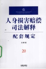 人身损害赔偿司法解释配套规定  注解版