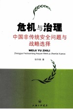 危机与治理  中国非传统安全问题与战略选择