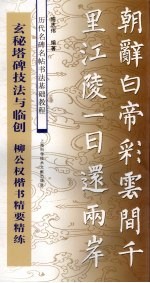 玄秘塔碑技法与临创  柳公权楷书精要精练