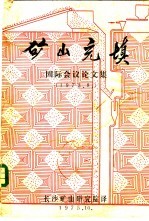 矿山充填  国际会议论文集