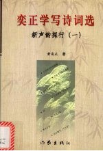 奕正学写诗词选  新声韵探行  一