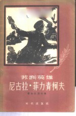 <em>苏</em>联英雄尼古拉·菲力青柯夫