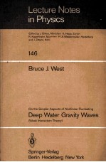 DEEP WATER GRAVITY WAVE<em>S</em>