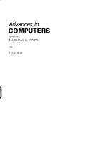 <em>Advances</em> <em>in</em> computers