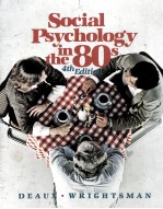 <em>SOCIAL</em> PSYCHOLOGY <em>IN</em> <em>THE</em> 80 S 4TH <em>EDITION</em>