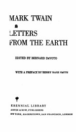 LETTERS FROM THE EARTH
