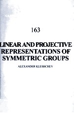 LINEAR AND PROJECTIVE REPRESENTATIONS <em>OF</em> SYMMETRIC GROUPS