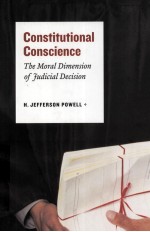 <em>C</em>ONSTITUTIONAL <em>C</em>ONS<em>C</em>IEN<em>C</em>E  THE MORAL DIMENSION OF FUDI<em>C</em>IAL DE<em>C</em>ISION