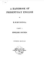 A <em>Handbook</em> <em>of</em> Present-day <em>English</em> by E.Kruisinga