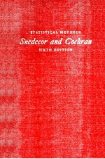 STATISTICAL <em>METHODS</em> SNEDECOR AND COCHRAN SIXTH EDITION