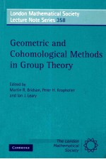 GEOMETRIC AND COHOMOLOGICAL <em>METHODS</em> IN GROUP THEORY