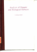 <em>Analysis</em> <em>of</em> organic and biological surfaces.ed.<em>by</em> Patrick Echlin.1984.