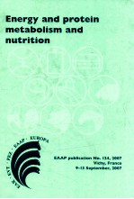 Energy <em>and</em> protein metabolism <em>and</em> nutrition