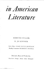 ADVENTURES <em>IN</em> AMERICAN LITERATURE