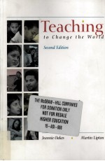 Teaching <em>to</em> <em>change</em> <em>the</em> world -2nd ed.