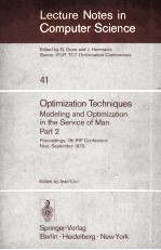 OPTIMIZATION <em>TECHNIQUES</em> MODEL<em>IN</em>G <em>AND</em> OPTIMIZATION <em>IN</em> THE SERVICE OF MAN PART 2