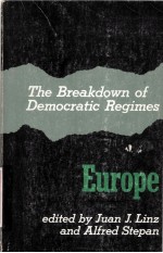 THE BRE<em>A</em>KDOWN OF DEMOCR<em>A</em>TIC REGIMES  EUROPE