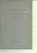 DICTION<em>A</em>RY <em>OF</em> PHYSICS