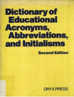 Diction<em>a</em>ry <em>of</em> educ<em>a</em>tion<em>a</em>l <em>a</em>cronyms