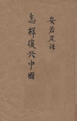 怎样复兴中国  一名，飞机救国与大侠魂