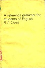 <em>A</em> reference gr<em>a</em>mm<em>a</em>r <em>for</em> <em>students</em> of English R <em>A</em> Close