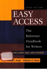 third edition  easy access  the reference handbook for <em>writer</em>s