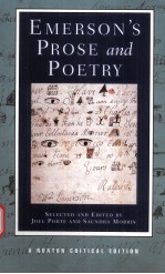 EMERSON'S PROSE AND POETRY  AUTHORITATIVE TEXTS CONTEXTS CRITICISM