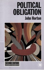 POLITICAL OBLIGATION  <e<em>m</em>>S</e<em>m</em>>ECOND EDITION
