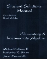 STUDENT SOLUTIONS <em>MANUAL</em>