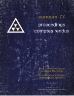 CA<em>N</em>CAM 77 P<em>R</em>OCEEDI<em>N</em>GS COMPTES <em>R</em>E<em>N</em>DUS VOL.2