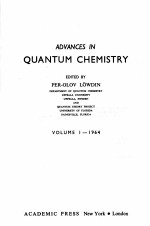 ADVANCES IN <em>QUANTUM</em> CHEMISTRY VOLUME Ⅰ-1964