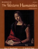 READINGS IN THE WESTERN HUMANITIES  Volume Ⅰ  Fourth Edition