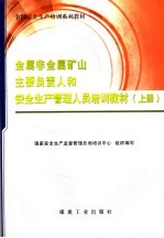 全国安全生产培训系列教材  金属非金属矿山主要负责人和安全生产管理人员培训教材  上