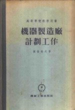 机器制造厂计划工作