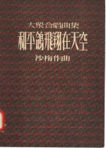 大众合唱典集  各平鸽飞翔在天空