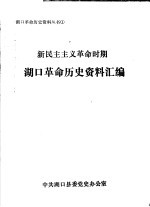 湖口<em>革命</em>历史资料汇编  新民主主义<em>革命</em>时期