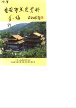 吉<em>安市</em>文史资料  第1辑