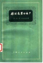 你到底要什么