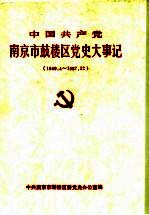 <em>中国</em>共产党南京市鼓楼区党史大事记  1949.4-1987.12