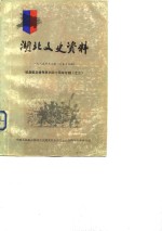 <em>湖北</em>文史资料  第13辑