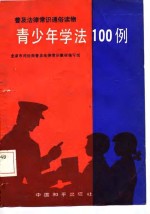 普及法律<em>常识</em>通俗读物  青少年学法100例
