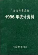 <em>广<em>东省</em></em>科协系统  1996年统计资料
