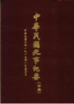 中华民国史事纪要  初稿  中华民国六年（1971）一至六月份