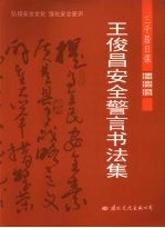 <em>王俊</em>昌安全警言书法集