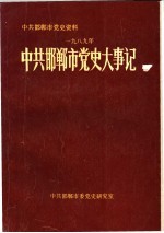 中共邯郸市党史大事记  1989年