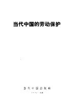 <em>当代</em>中国的劳动保护