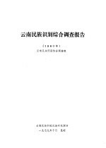 云南民族识别综合<em>调查</em>报告．1960年