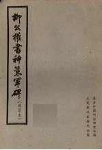 柳公权<em>书</em>神策军碑  选录本